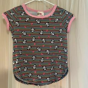 Jenna and Jessie Pandas and Stripes Super Soft Size 6